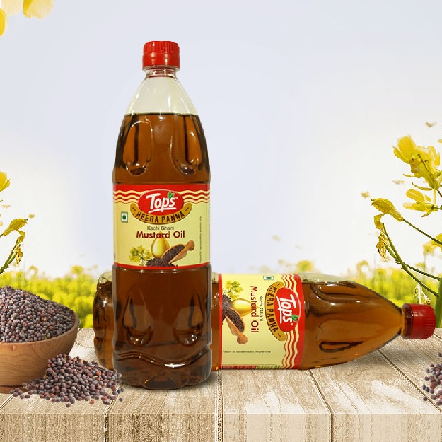 tops-mustard-oil-label-design